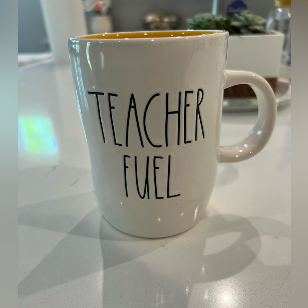 Rae Dunn by Magenta Teacher Fuel Mug Like New - Picture 2 of 6